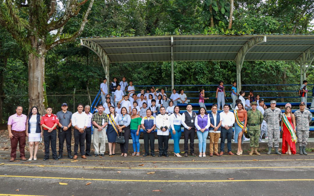 Bomberos Lago Agrio lanzó la campaña de prevención “Prende las Fiestas, Sin Pólvora”