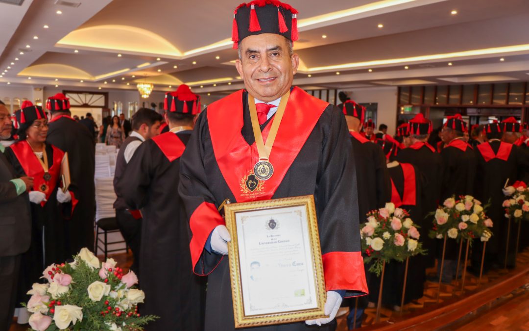 Universidad mexicana reconoce la gestión, liderazgo y valores humanos del Crnl. (B). Mgs. Dionicio Encarnación