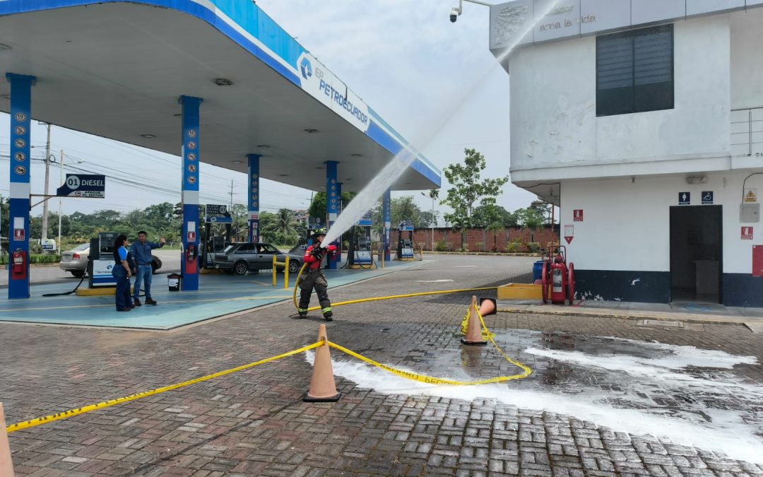 Unidad de Prevención de Incendios ejecutó inspecciones de seguridad en Estaciones de Servicio de Petroecuador EP