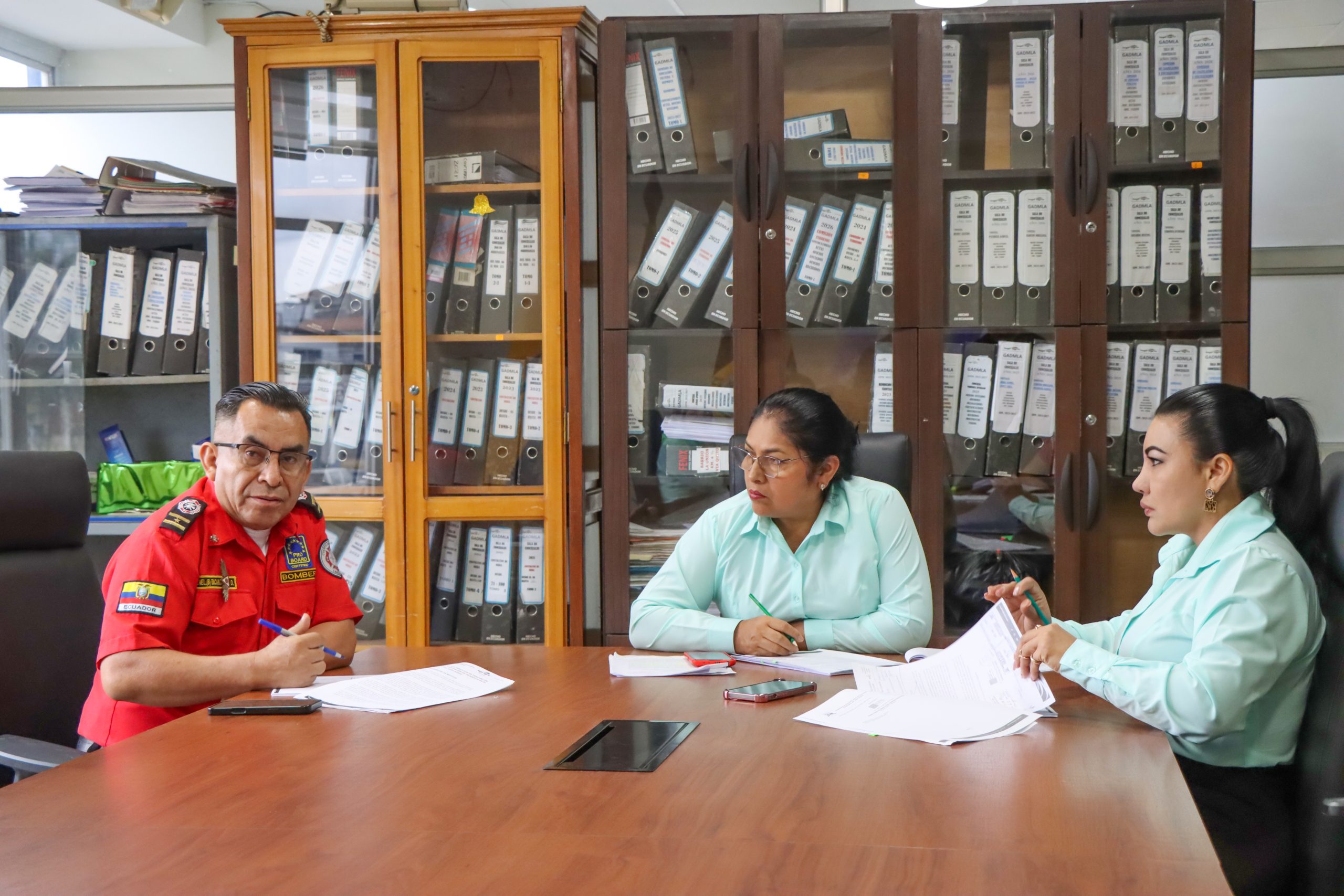 Reunión de trabajo con la Comisión de Legislación y Fiscalización del GAD Municipal de Lago Agrio